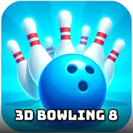 3D Bowling 8 - Spin Bowling game